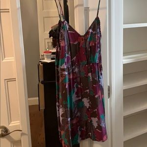 Dark colorful dress- perfect for fall!